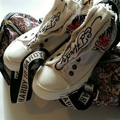 ed hardy high top shoes.